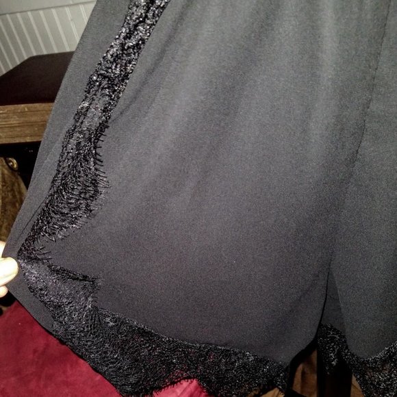 Black Sheer Lace Romper - Picture 3 of 3